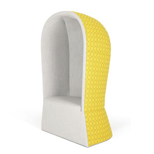 Sessel / originelles Design / Stoff / Hochlehner / Polster