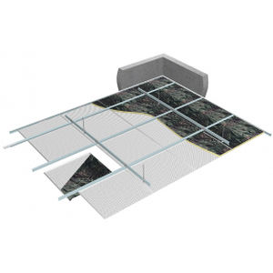 Abgehängte Decke / verzinkter Stahl