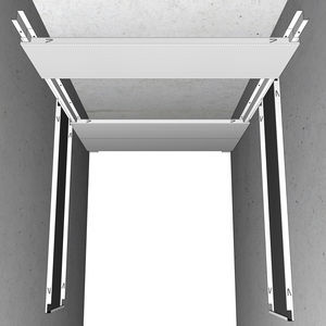 Abgehängte Decke / aus galvanisiertem Stahl
