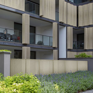 Streckmetallblech / Karbonstahl / Aluminium / für Fassadenverkleidung