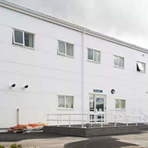 Gebäude für Kliniken
