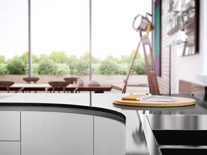 Arbeitsplatte aus Quartz-Composit / für Küchen