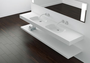 Wand-Waschbecken - CODE 1S / 1XL - HIDROBOX by absara - rechteckig