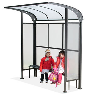 Buswartehalle / galvanisiertem Stahl 1