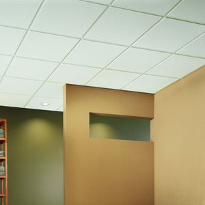 Abgehängte Decke / Mineralfaser - CHEYENNE™ - USG - Fliesen / Akustik