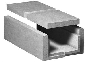 Betonabflussrinne