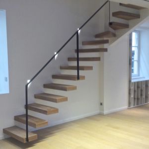 viertelgewendelte Treppe