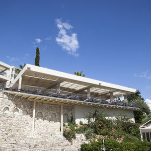 angebaute Pergola