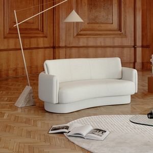 halbrundes Sofa