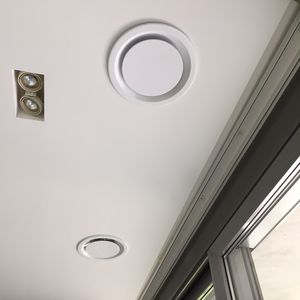 deckenmontierter Luftdiffusor / hängend / rund