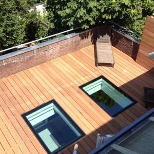 Oberlicht für Dachterrassen