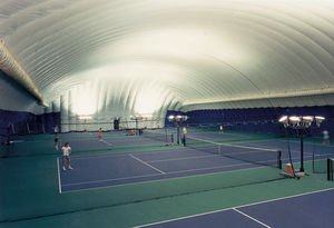 Traglufthalle für Tennisplätze 1
