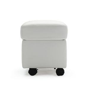 Moderne Ottomane - Ekornes - Stoff / Leder / Holz