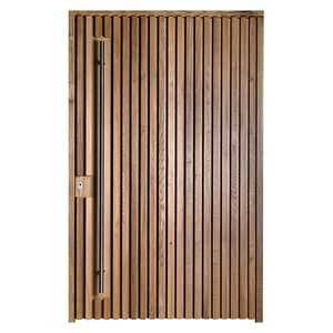 Eingangstür / drehend / Holz / einbruchsicher