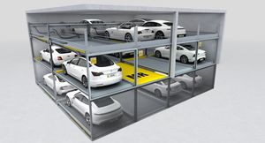 Parksystem mit 3 Einschüben