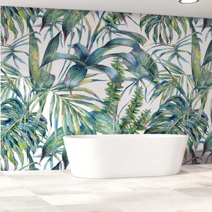moderne Tapete / Blumenmuster / mit Naturmotiv / Vlies