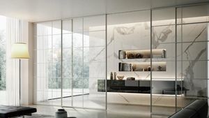 Trennwand mit Glasfront 1