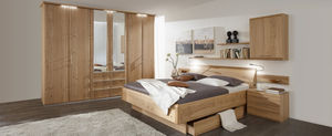 Doppelbett / modern / Schubladen / mit Ablage