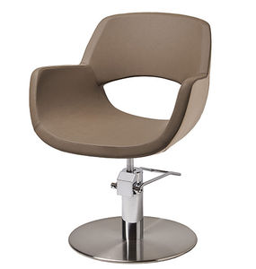 Leder-Friseurstuhl