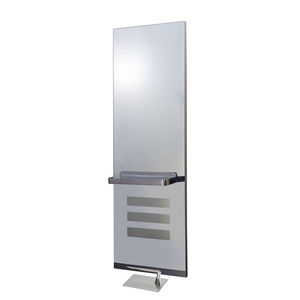 moderner Schminktisch / Aluminium / wandmontiert / für Frisörsalon