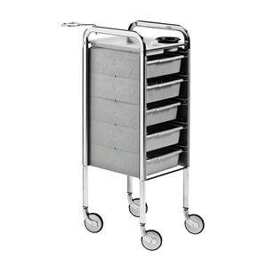 Wagen für Frisörsalon / Metall / Kunststoff