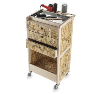 Pflegewagen / für Schönheitssalon / Holz