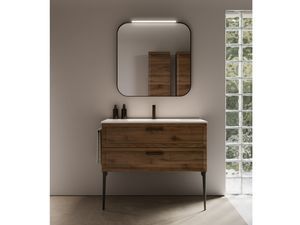 Waschbecken-Unterbau / Holz 1