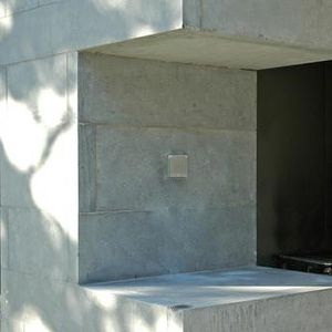Steinverblender / Außenbereich / glatt / grau