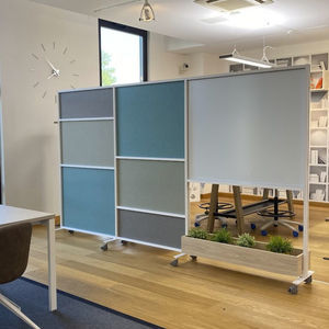 selbsttragende Bürotrennwand 1