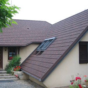 Dachziegel / flach ohne Falz