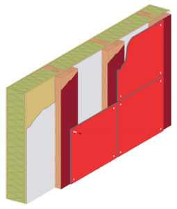 Hinterlüftete Fassade / Phenolharz