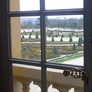 geblasene Glasscheibe