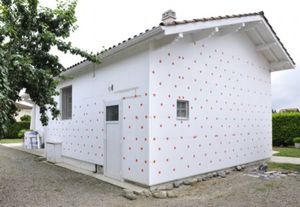 thermische Isolierung / aus Polystyrolschaum / für Wärmedämmverbundsysteme WDVS / steife Platten