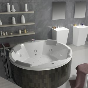 runde Badewanne