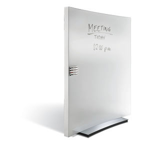 Whiteboard / selbsttragend / Stahl