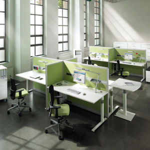 Schreibtisch für Open Space / HPL / modern / für Hotels