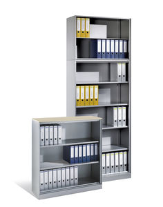 modernes Regal / Stahl / für Büro
