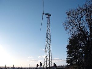 Horizontalachsen-Kleinwindkraftanlage / Zweiblatt