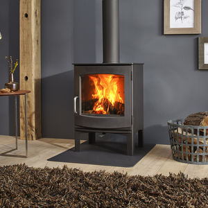 Holz-Kaminofen / Gusseisen / modern / 4 kW