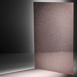 geblasene Glasscheibe