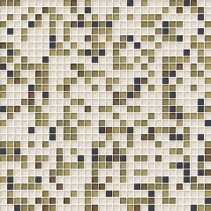 Innenraum-Mosaikfliese / Wand / Glas / quadratisch