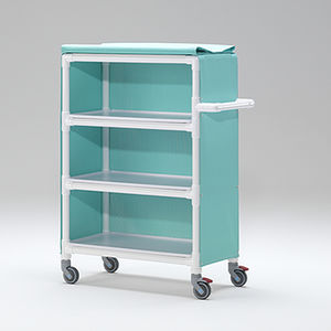Wäschewagen / für Gesundheitseinrichtungen / Objektmöbel / Kunststoff