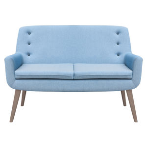 modernes Sofa / Stoff / Holz / für öffentliche Einrichtungen