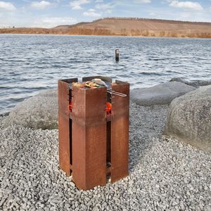 Garten-Feuerstelle / Holz