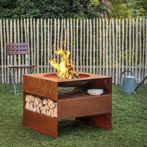 Garten-Feuerstelle / Holz