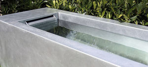 Garten-Springbrunnen / Zink