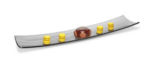 Präsentierteller / Glas / Objektmöbel / uni