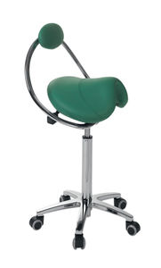 Arbeitshocker für Schönheitssalon / sattelförmig