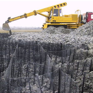 verstärkendes Geogitter / für Vorge te für Stützmauern / Polyethylen