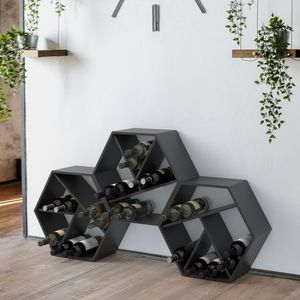 Holz-Flaschenregal 1